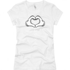 Ladies Slim Fit Basic Promo Jersey Tee