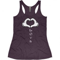 Ladies Slim Fit Super Soft Racerback Triblend Tank