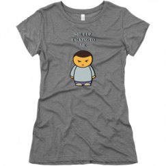 Ladies Slim Fit Super Soft Triblend Tee