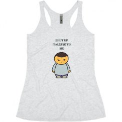 Ladies Slim Fit Super Soft Racerback Triblend Tank