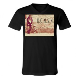 Unisex V-Neck Jersey Tee