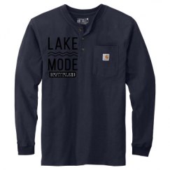 Unisex Carhartt Long Sleeve Henley Tee 