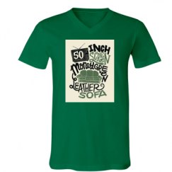 Unisex V-Neck Jersey Tee