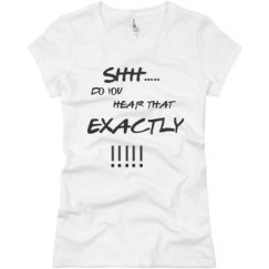 Ladies Slim Fit Basic Promo Jersey Tee