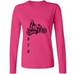 Ladies Relaxed Fit Basic Long Sleeve Tee