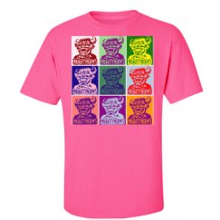 Unisex Ultra Cotton Safety Neon Crewneck Tee