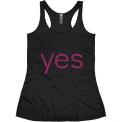 Ladies Slim Fit Super Soft Racerback Triblend Tank