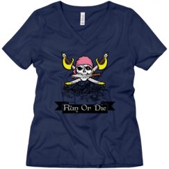 Ladies Relaxed Fit V-Neck Tee