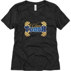 Ladies Relaxed Fit Super Soft Triblend V-Neck Tee