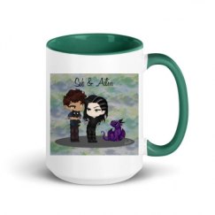 15oz Ceramic Mug with Color Inside