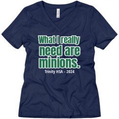 Ladies Relaxed Fit V-Neck Tee