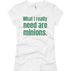 Ladies Slim Fit Basic Promo Jersey Tee