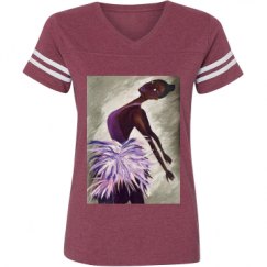 Ladies Relaxed Fit Vintage Sports Tee