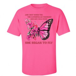 Unisex Ultra Cotton Safety Neon Crewneck Tee