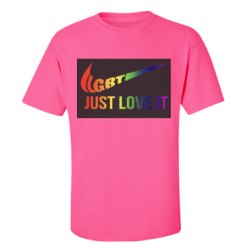 Unisex Ultra Cotton Safety Neon Crewneck Tee