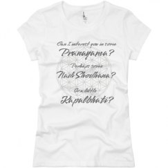 Ladies Slim Fit Basic Promo Jersey Tee