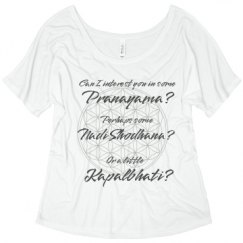 Ladies Flowy Slouchy Tee