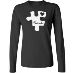Ladies Relaxed Fit Basic Long Sleeve Tee
