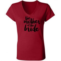 Ladies Slim Fit V-Neck Jersey Tee