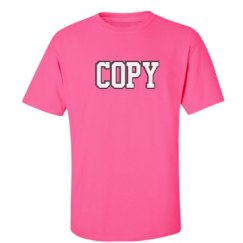 Unisex Ultra Cotton Safety Neon Crewneck Tee