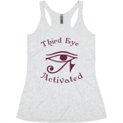 Ladies Slim Fit Super Soft Racerback Triblend Tank