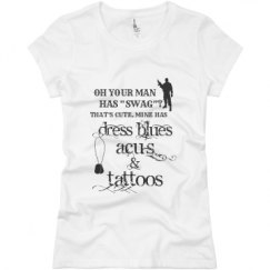 Ladies Slim Fit Basic Promo Jersey Tee