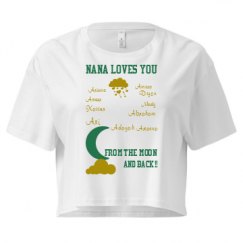 Ladies Festival Cali Crop Top Tee