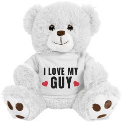 I Love My Guy Cute Bear Gift