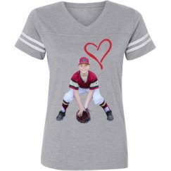 Ladies Relaxed Fit Vintage Sports Tee