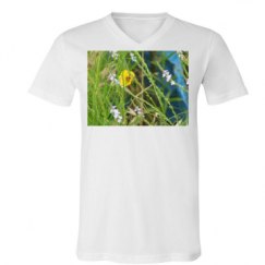 Unisex V-Neck Jersey Tee