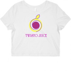 Ladies Slim Fit Crop Top Tee