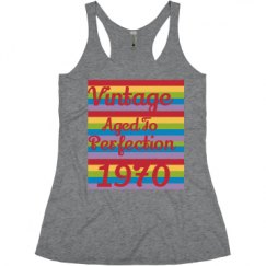 Ladies Slim Fit Super Soft Racerback Triblend Tank