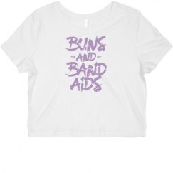 Ladies Slim Fit Crop Top Tee