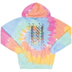 Unisex Tie-Dye Fleece Hoodie