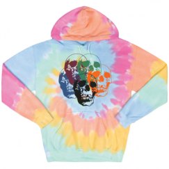 Unisex Tie-Dye Fleece Hoodie