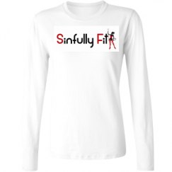 Ladies Relaxed Fit Basic Long Sleeve Tee