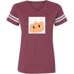 Ladies Relaxed Fit Vintage Sports Tee