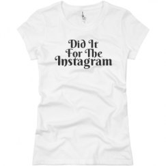 Ladies Slim Fit Basic Promo Jersey Tee