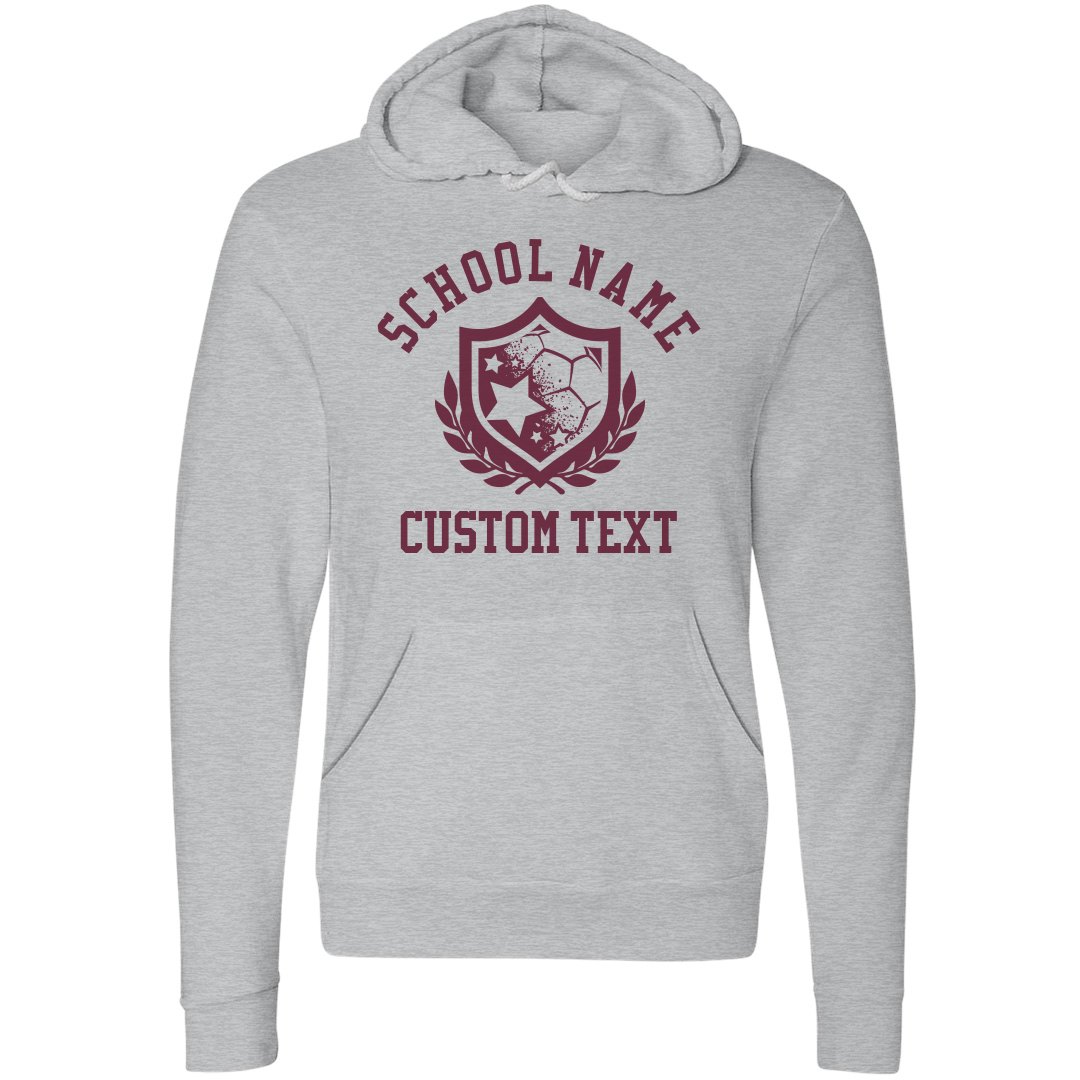 Custom Team Soccer Dad Hoodie - Unisex Beer Holder Tailgate Hoodie | Personalized Oxford Sweatshirts from Customized Girl