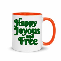 11oz Ceramic Mug with Color Inside