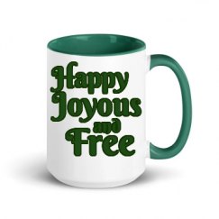 15oz Ceramic Mug with Color Inside