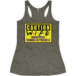 Ladies Slim Fit Super Soft Racerback Triblend Tank