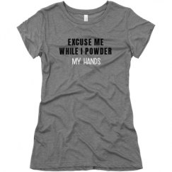 Ladies Slim Fit Super Soft Triblend Tee