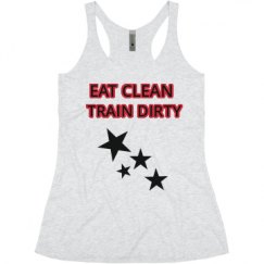 Ladies Slim Fit Super Soft Racerback Triblend Tank