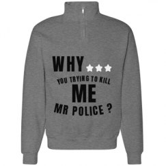 Unisex Cadet Collar Sweatshirt