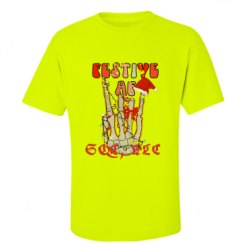 Unisex Ultra Cotton Safety Neon Crewneck Tee