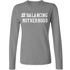 Ladies Relaxed Fit Basic Long Sleeve Tee