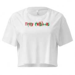 Ladies Festival Cali Crop Top Tee