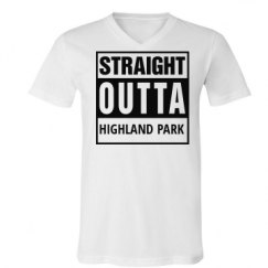 Unisex V-Neck Jersey Tee