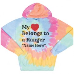 Unisex Tie-Dye Fleece Hoodie